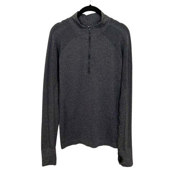 Fabletics Tops - NWT Heather Gray Sports Top/Jacket/Sweater Long Sleeve Thumb Holes Zipper